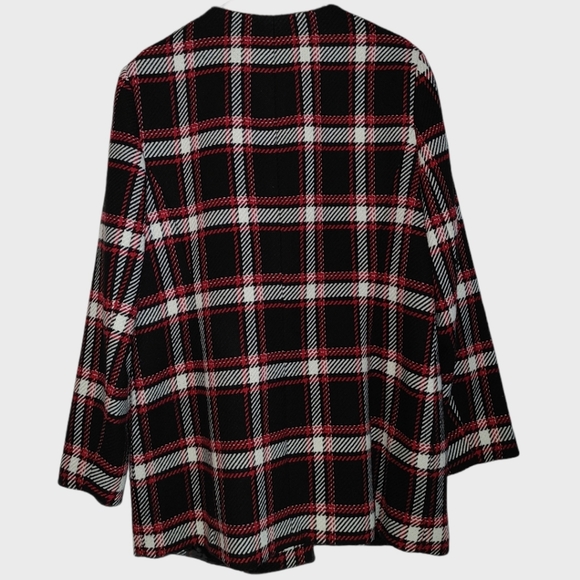 Vintage Womens Checkered Coat by Kasper - Picture 2 of 3